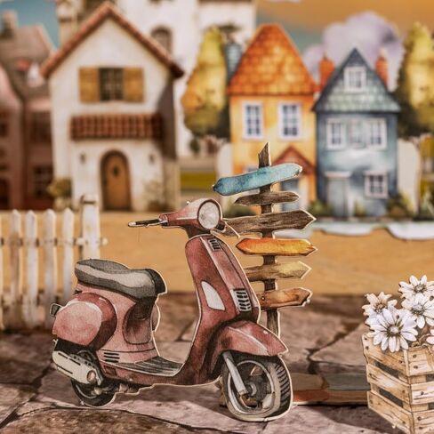60pcs Secret in the Sistcase Series Paper Scrapbook Stickers ، Troue Guide Tour Landmark Stickers Kit for Scrapbooking ، Junk Journal ephemera ، DIY Crafts Journaling Supplies in Kuwait