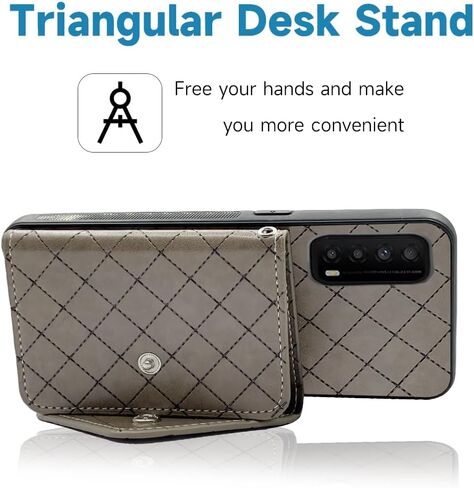 Compatible with TCL Stylus 5G 2022 Wallet Case with Crossbody Shoulder Strap and Stand Leather Credit Card Holder Cell Accessories Phone Cover for TLC Stylo G5 6.81 T779W Women Grey in Kuwait