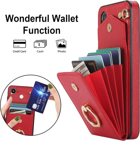علبة الهاتف ASUWISH لـ Samsung Galaxy S24 Plus S24+ 5G محفظة مع واقي شاشة زجاجية مقسّرات و RFID Ring Ring Card Cell Cell S24Plus 24S+ S 24+ Women Men Men in Kuwait