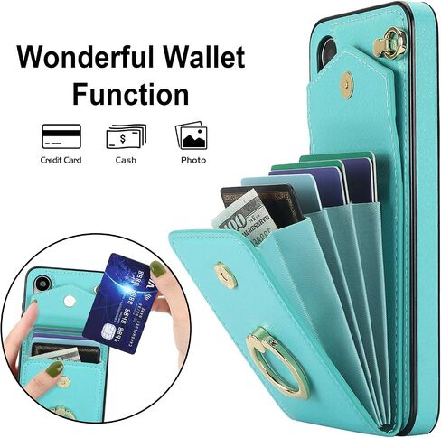 علبة الهاتف ASUWISH لـ Samsung Galaxy S24 Plus S24+ 5G محفظة مع واقي شاشة زجاجية مقسّرات و RFID Ring Ring Card Cell Cell S24Plus 24S+ S 24+ Women Men Men in Kuwait