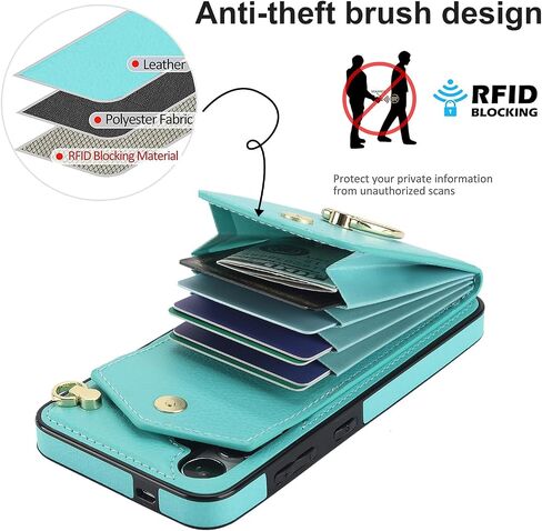 علبة الهاتف ASUWISH لـ Samsung Galaxy S24 Plus S24+ 5G محفظة مع واقي شاشة زجاجية مقسّرات و RFID Ring Ring Card Cell Cell S24Plus 24S+ S 24+ Women Men Men in Kuwait