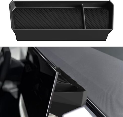 Floor Center Console Organizer for Tesla Cybertruck Storage Tray Box Organizer Interior Insert TPE Material for Cybertruck Accessories, 1 Pack in Saudi Arabia