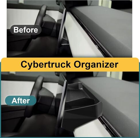 Floor Center Console Organizer for Tesla Cybertruck Storage Tray Box Organizer Interior Insert TPE Material for Cybertruck Accessories, 1 Pack in Saudi Arabia