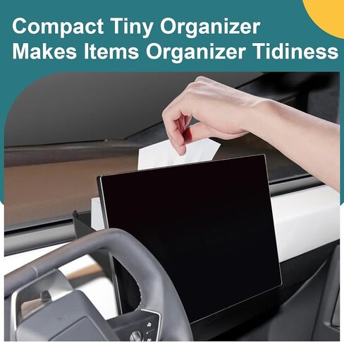 Floor Center Console Organizer for Tesla Cybertruck Storage Tray Box Organizer Interior Insert TPE Material for Cybertruck Accessories, 1 Pack in Saudi Arabia