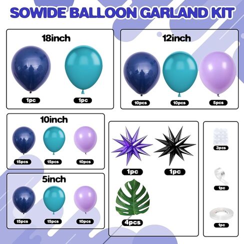 Purple and Yellow Balloon Arch Kit,Basketball Balloons with Gold Purple Star Foil Balloons,for Boys Basketball Party Sport Theme Birthday Graduation Anniversary Wedding Baby Shower Decorations in Kuwait