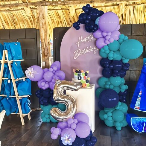 Purple and Yellow Balloon Arch Kit,Basketball Balloons with Gold Purple Star Foil Balloons,for Boys Basketball Party Sport Theme Birthday Graduation Anniversary Wedding Baby Shower Decorations in Kuwait