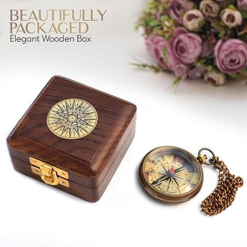 Be Strong and Courageous, Joshua 1:9, Solid Brass Directional Engraved Compass, Baptism Gifts for Boys Girls, First Communion, Christian Gifts for Men, First Confirmation Gifts for Boys in Kuwait