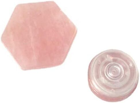 Crystal Stones Suction Cup Phone Grip Holder & Stand, Natural Rose Quartz Phone Grip Holder for Smart Phones and Tablets (Round) (Round) in Saudi Arabia