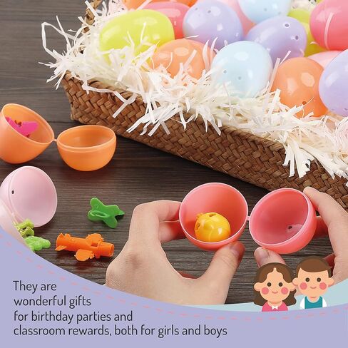 Mr. Pen- Fillable Easter Eggs, 2.3 inch, 48 Pack, Colorful Easter Eggs, Plastic Eggs, Easter Eggs Empty, Plastic Easter Eggs, Plastic Eggs Fillable, Plastic Easter Eggs Fillable, Easter Eggs Bulk in Saudi Arabia