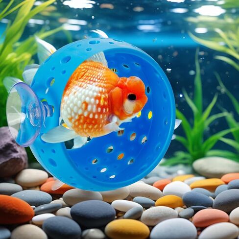 Aquarium Betta Fish Hideout - Fish Tank Tunnel with Suction Cup Shrimp Cave Aquarium Decor Fish Tank Accessories for Small Fish Shrimp - Pink in Saudi Arabia
