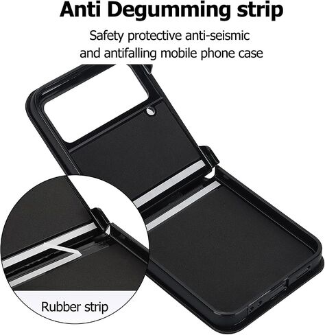 for Samsung Galaxy Z Flip 4 Crossbody Case, Phone Case for Galaxy Z Flip4 with Strap, Stylish Shockproof Cover for Women Girl Lanyard Case for Samsung Z Flip 4.Lanyard Black in Saudi Arabia