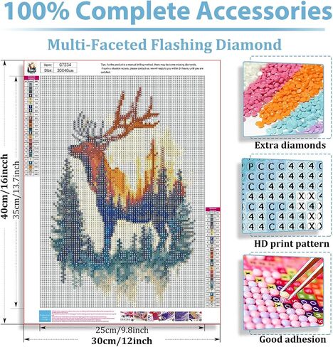 hkejoi Bear Diamond Art Kits for Adults Bear Diamond Painting Kits for Adults, Bear 5D Diamond Painting Bear Diamond Art Painting for Gift Home Decoration 13’’W x 13''L in Saudi Arabia
