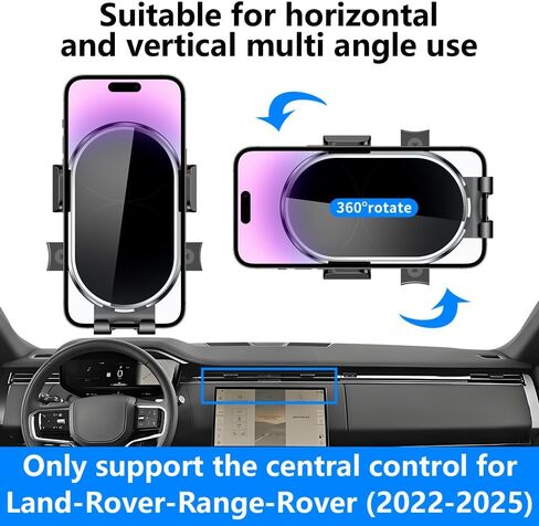 Car Phone Holder for Land Rover Range Rover 2022 2023 2024 Auto Accessories Navigation Bracket Interior Decoration Dashboard Cell Mobile Phone Mount Holders case Accessory in Saudi Arabia