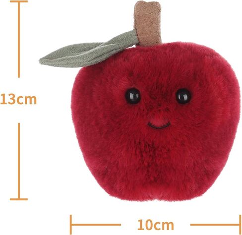 Apricot Lamb Toys Plush Red Sweet Apple Stuffed Fruit Soft Cuddly Perfect for Kids 5.5 Inches in Kuwait