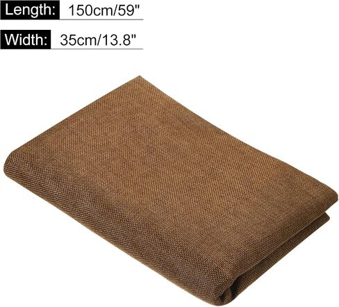uxcell Brown Speaker Mesh Grill Cloth (not Cane Webbing) Stereo Box Fabric Dustproof Cloth 35cm x 150cm 13.8 Inches x 59 Inches in Saudi Arabia