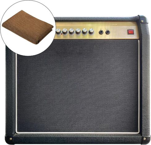 uxcell Brown Speaker Mesh Grill Cloth (not Cane Webbing) Stereo Box Fabric Dustproof Cloth 35cm x 150cm 13.8 Inches x 59 Inches in Saudi Arabia