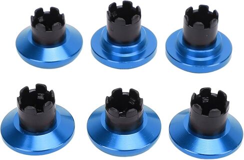 استبدال Thumbsticks لـ Edge ، لـ Pro Elite ، لـ PS4 ، لـ Switch Pro ، لـ Xboxone ، لأجهزة XboxSeries ، 6 × قبعات الإبهام ، 2 × الإبهام البديل (الأزرق) in Kuwait