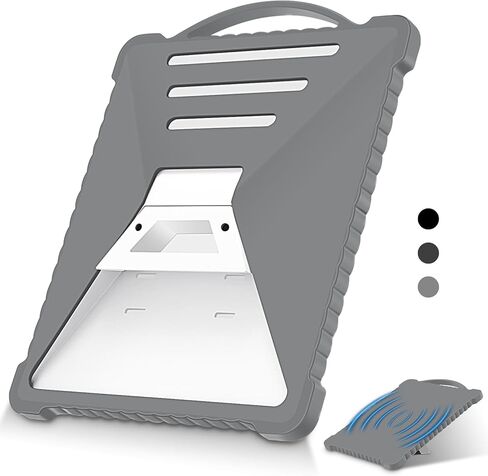 for Starlink Mini Protective Case, Liquid Silicone Cover for Starlink Mini Satellite Dish Antenna Full Protector Sleeve Shell Accessories, Portable Shock Resistant, Lightning-Proof (Grey) in Kuwait