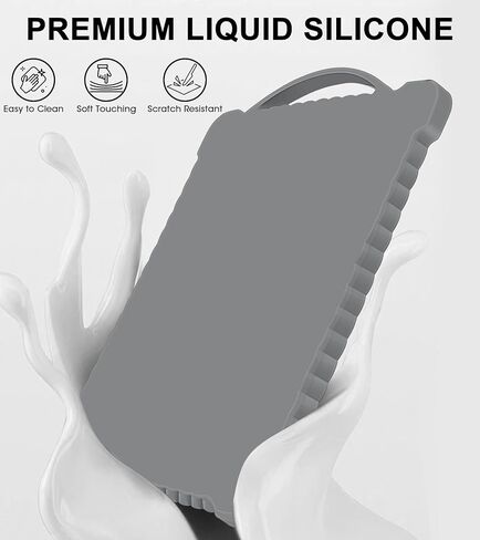 for Starlink Mini Protective Case, Liquid Silicone Cover for Starlink Mini Satellite Dish Antenna Full Protector Sleeve Shell Accessories, Portable Shock Resistant, Lightning-Proof (Grey) in Kuwait