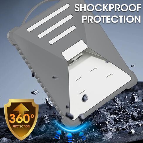 for Starlink Mini Protective Case, Liquid Silicone Cover for Starlink Mini Satellite Dish Antenna Full Protector Sleeve Shell Accessories, Portable Shock Resistant, Lightning-Proof (Grey) in Kuwait