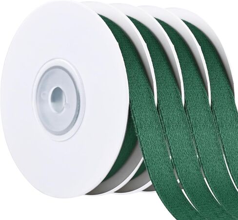 Velvet Christmas Ribbon，Double Face 3/8" x 20Yd for Christmas Wreath Decoration Handmade Craft Ornaments Gift Wrapping, Bow Making, Christmas Tree in Kuwait