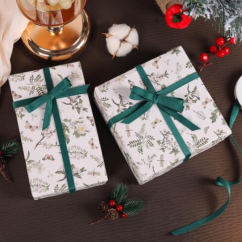 Velvet Christmas Ribbon，Double Face 3/8" x 20Yd for Christmas Wreath Decoration Handmade Craft Ornaments Gift Wrapping, Bow Making, Christmas Tree in Kuwait