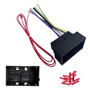Radio Wiring Harness for Chrysler 2015-2020 Dodge 2013-2019 Jeep 2014-2020 Ram 2013-2021,52Pin Car Stereo Harness Adapter with Red Ignition Wire Car Radio Stereo Harness Install Kit for Pacifica Grand