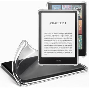 Zcooooool 7" Case for Kindle Colorsoft/New Paperwhite 2024 Reinforced Corners Clear Cover for Amazon Kindle Colorsoft and Paperwhite