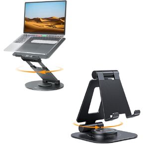Nulaxy LS18 Laptop Stand and A4 Rotating Cell Phone Stand