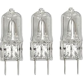 3 حزمة المصباح الكهربائي لمصباح ضوء الميكروويف GE GE -20V 50W يناسب المصباح الهالوجين لـ GE على مجموعة مصباح ضوء/موقد LIGHT LIGHT LIGHT LIGHT ، يستبدل WB08X10051 WB08X10057