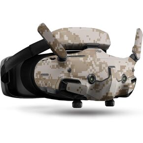 Drone Skin Compatible with DJI Goggles 3 - Desert Camo - Premium 3M Vinyl Protective Wrap Decal Cover - Easy to Apply | Crafted in The USA by MightySkins