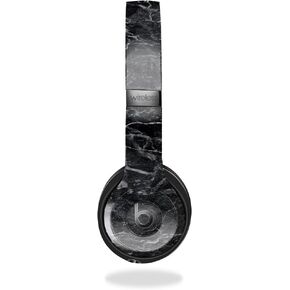 Skin Compatible with Beats Solo 4 - Onyx Marble - Premium 3M Vinyl Protective Wrap Decal Cover - Easy to Apply | Crafted in The USA by MightySkins