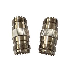 AXHSUNETC جميع النحاس UHF أنثى إلى محول الموصل الإناث توصيل قطعتين uhf-kk rf coxial cable cable على نظام كاميرا CCTV على قيد الحياة