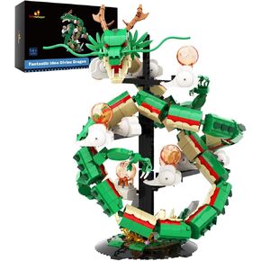 JMBricklayer Dragon Building Set for Adults 70134, Lighting Dinosaur Collectible Model to Build,Ideal Divine Dragon Building Blocks Model with Display Stand, Christmas Birthday Gifts for Boys Adults