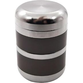 Manual Grinder Mixer 2.5-Inch – Portable Herb Grinder for Home & Travel | Smooth Nonstick Design for Effortless Grinding | Essential Kitchen Tool for Spices & Herbs | Durable, Compact - White