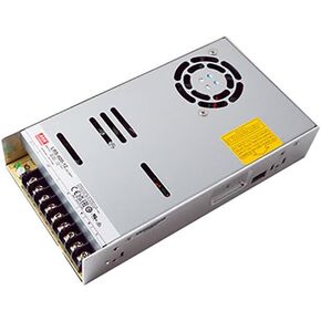 Mean Well LRS-600-12 600W 12V Single Output Switching Power Supply, 90-32VAC, 50A Output Current, 1U Low Profile, 5G Vibration Resistant, Reliable, Efficient, Industrial Automation, UL/BS/IEC