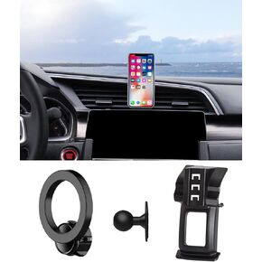 MaserWeller Car Phone Holder for Honda Civic 2016-2021 Accessories,10th Gen.Civic Cell Phone Holer Compatible with MagSafe, Air Vent Mount for 4-7 Inch Smartphones, Hands Free Mobile Stand