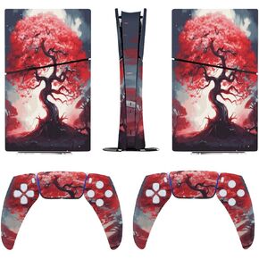 Sticker Skin for Model 5 Slim Digital Edition Cherry Blossom Wonderland Skin Accessories Cover Skins Anime Vinyl Cover Sticker Full Set for Model5 Slim Digital Edition