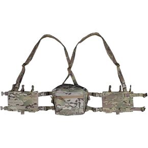 Tactical chest rig with expansion pack