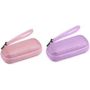 AGPTEK Carrying Case, EVA Zipper Carrying Hard Case Cover for Digital Voice Recorders, MP3 Players, USB Cable, Earphones-Bose QC20, Memory Cards, U Disk