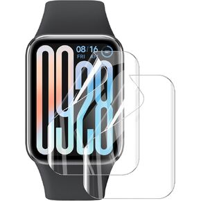 2 Pack Tempered Glass for OnePlus Watch 3 Screen Protector,9H Hardness,Ultra Resistant,Anti-Fingerprints,No Bubbles,HD-Clear,Full Coverage Watch Film for OnePlus Watch 3