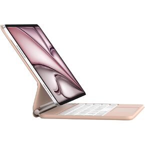 Magic Keyboard Case for iPad Air 13 (M3, 2025/M2, 2024) & iPad Pro 12.9 inch 6th/5th/4th/3rd Generation - Magnetic Rainbow Backlit Keyboard Case with Multi-Touch Trackpad and Floating Cantilever Stand