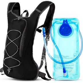 Hydration Backpack with 2L Water Bladder Daypack Light Bike Hydration Pack Water Backpack Hiking for Cycling Running Hiking Climbing
