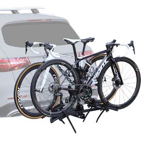 Hitch Mount Bike Rack for 2 Bikes Folding Bike Rack for Car SUV Tiltable Bicycle Carrier Racks with 2-inch Receiver