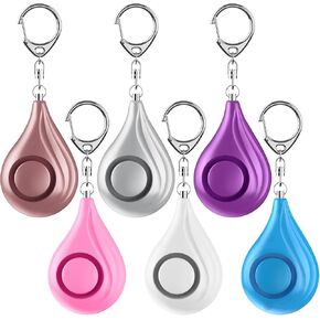 Personal Safety Alarms for Women for Women, Birthday Gifts for Women, Teen Girl, Daughter, Niece, Granddaughter, Kids, Personal Security Alarm Keychain, 4 Pack, 4 Color