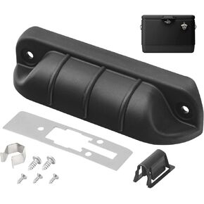 5010005236 Cooler Handle Latch Replacement Kit/Ice Chest Steel Latch Compatible with Cole-Man 54 Qt Steel Belted Cooler Model 6155-707, 6155B707, 6154-703, 6154-720, 6154B703 Camping Cooler
