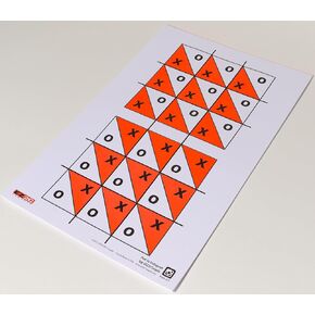 Tic-Tac-Toe EZ2C Targets Style 23 ~ Fun Shooting Range Game Target (25 Pack)