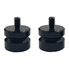 2 Pack 1/4" x20 Male Thread to 5/8" x11 Female Thread Screw Adapters for Surveying Prism Pole, Tribrach, Tripod, Total Station GPS Receiver GNSS Instrument and More