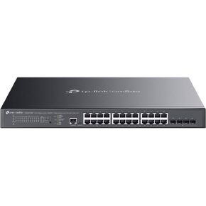 Omada 24-Port Gigabit and 4-Port 10GE SFP+ L2+ Managed Switch with 16-Port PoE+ & 8-Port PoE