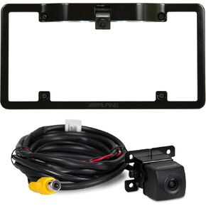 Alpine KTX-C10LP License Plate Frame with Alpine HCE-C1100 Back Up Camera